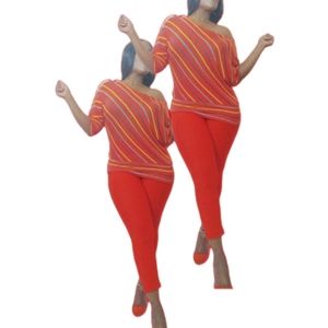 Great to piece set beautiful Orange set